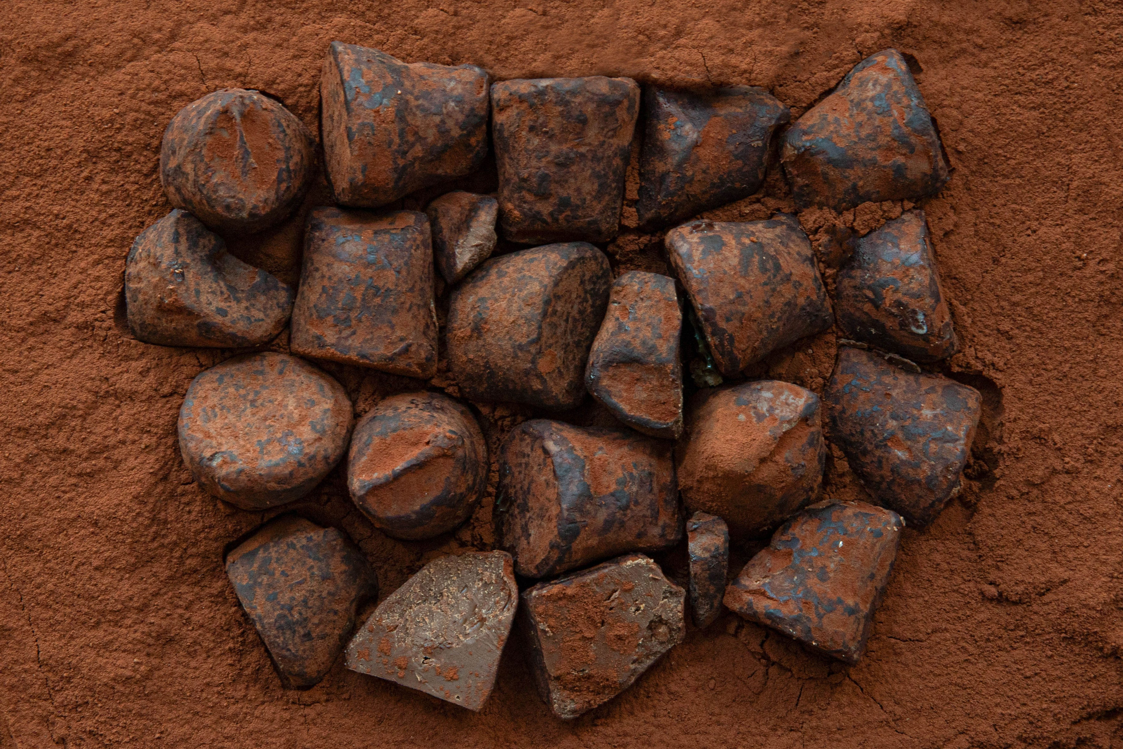 Plain Chocolate Truffles - Christmas Edition - Biodegradable bag 130g