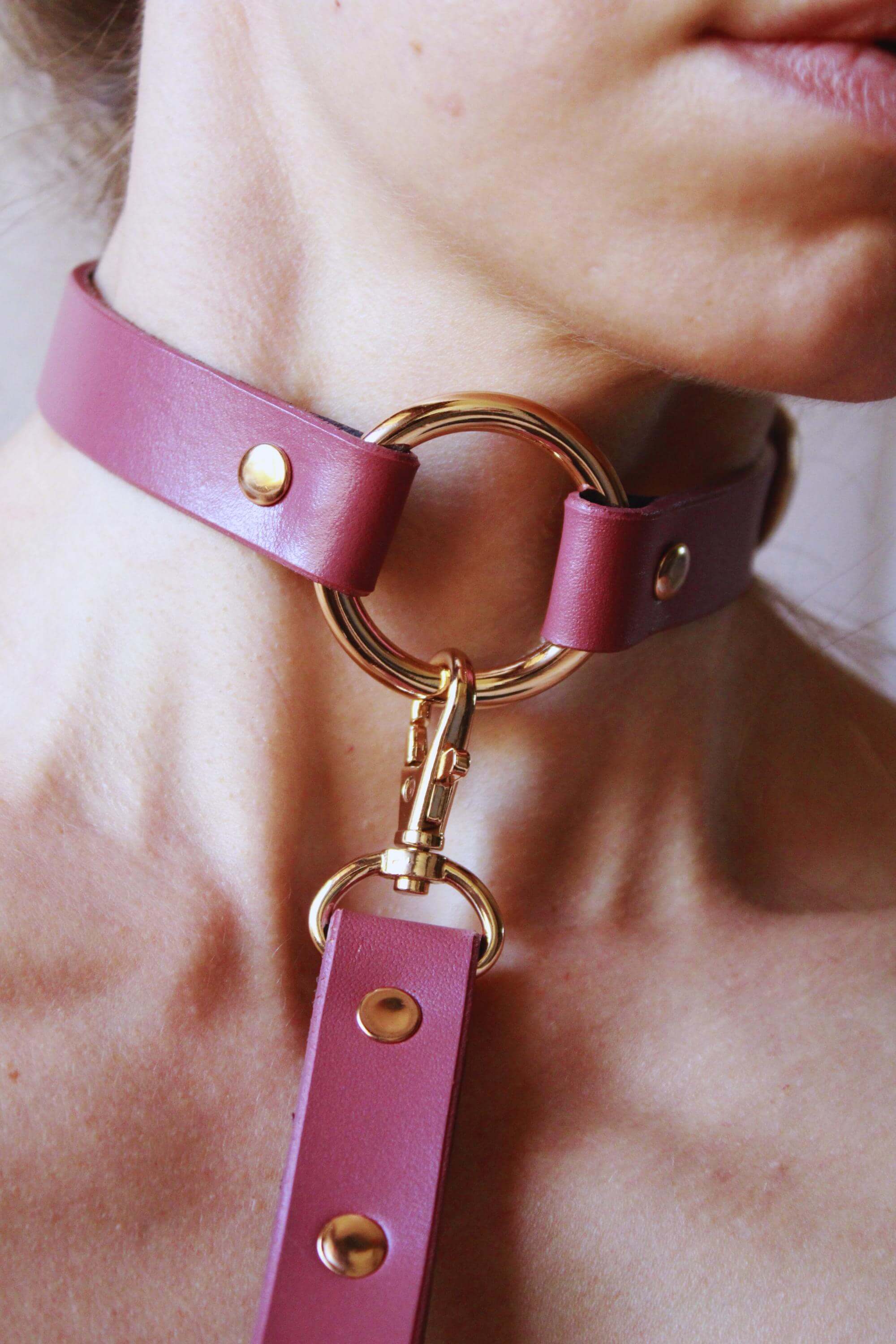 BDSM Leash for Sub Collar Play  Versatile Bondage Gear